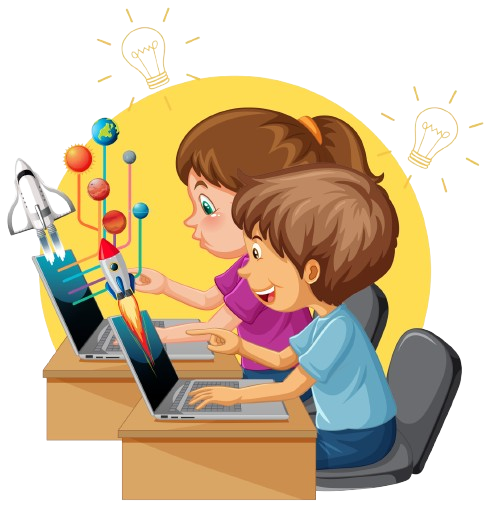 Kids learning AI and having fun with technology